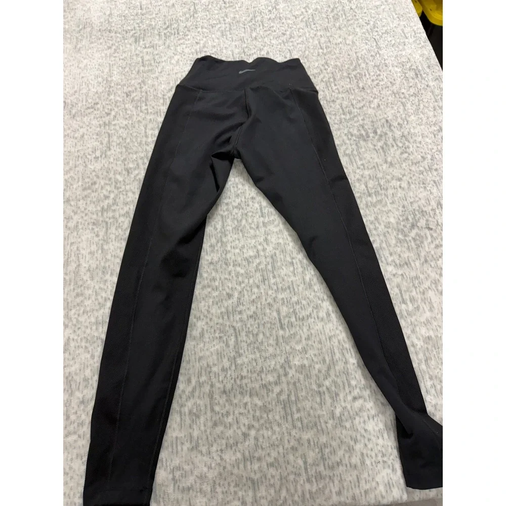 Nike One Dri-Fit‎ HR 7/8 Wrap Tight Womens Black Leggings XS NWT- retagged